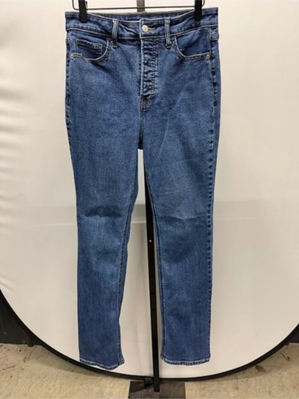 Old Navy Extra High-Rise Kicker Boot Cut Medium Wash Jeans